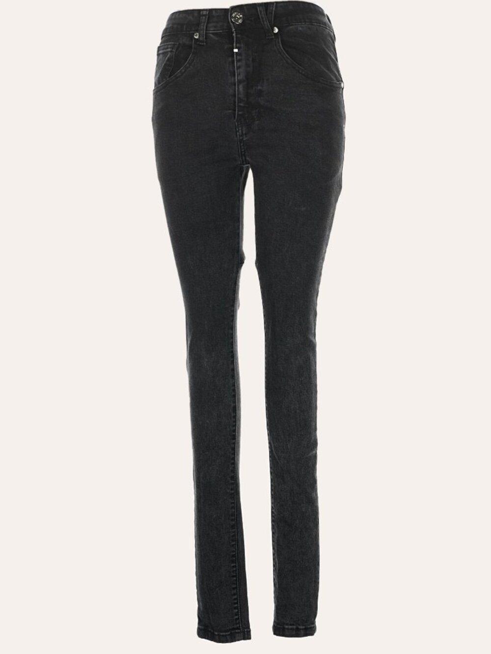 Kollar Jeans Mens 30 Black Oil 203 Skinnies Punk Rockstar